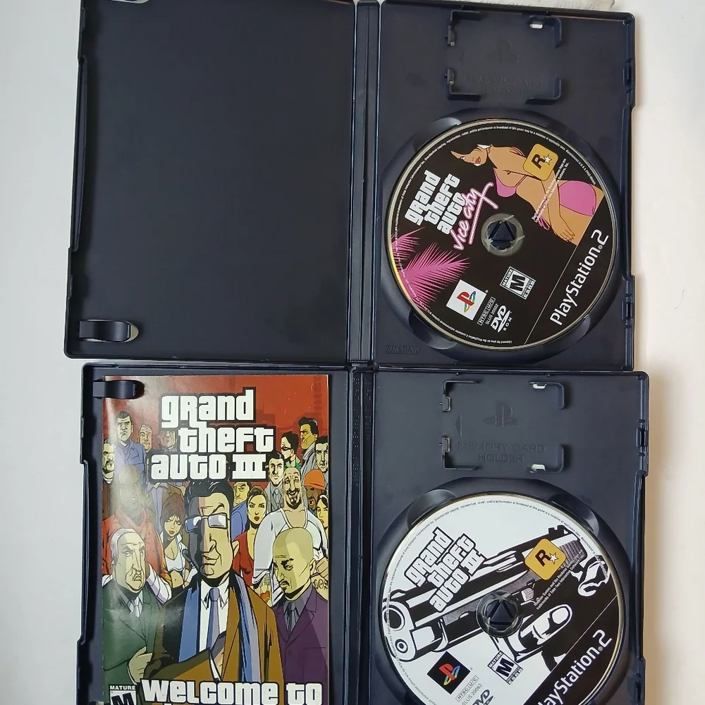 Grand Theft Auto Vice City & 3 for PlayStation‎ 2/TESTED